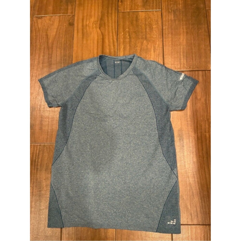 bcg Heathered Blue Short-Sleeve Athletic Tee